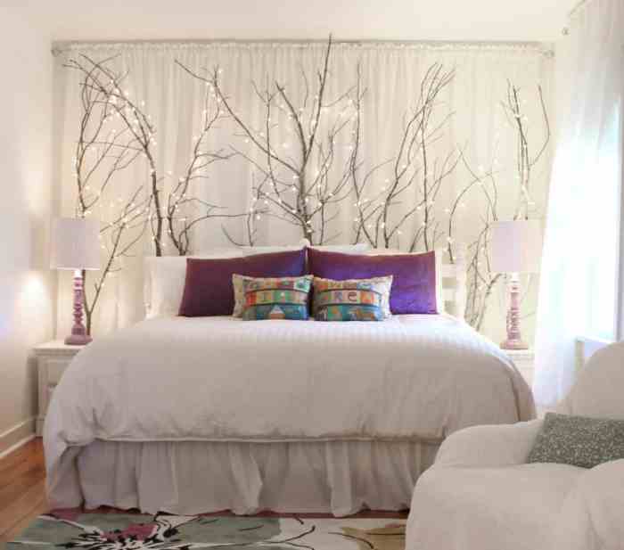 bedroom decoration with statement headboards terbaru