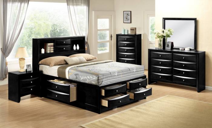 Bob's Furniture black bedroom furniture sets