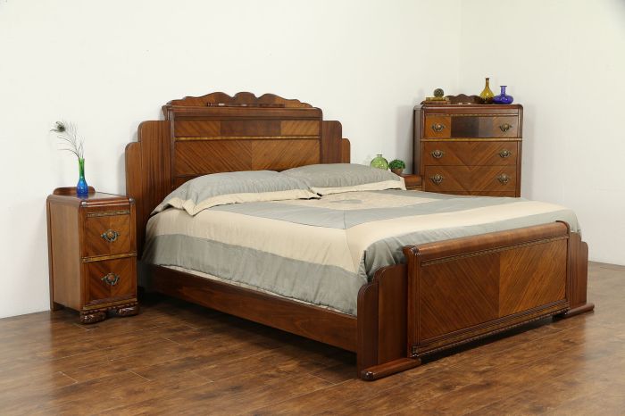 art deco bedroom sets from Bob's Furniture terbaru