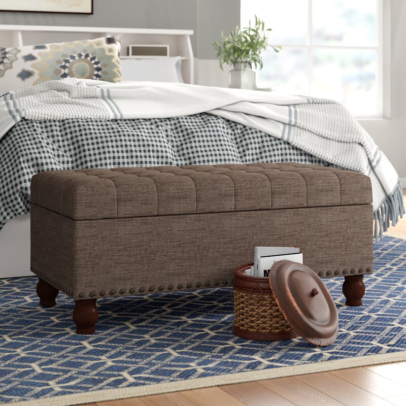 bedroom storage bench with cubbies for versatile use