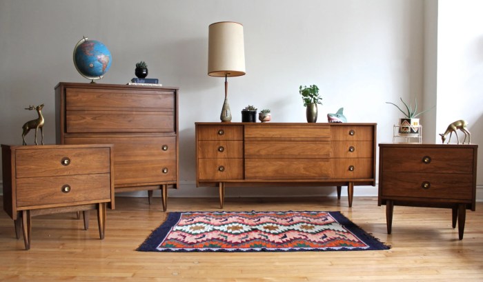 mid-century modern bedroom sets at Bob's Furniture terbaru