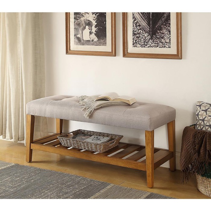 solid wood bedroom storage bench for durable use terbaru