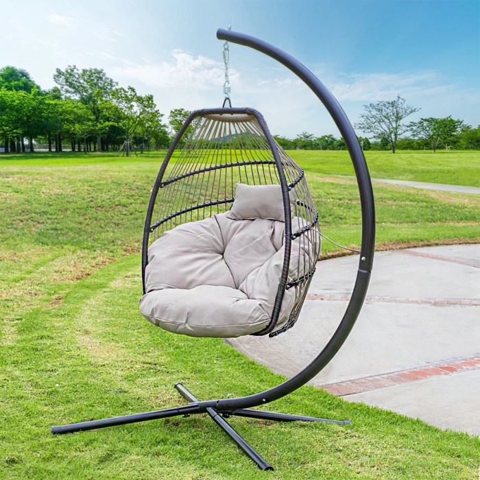 swing seat cushions for added hanging chair comfort