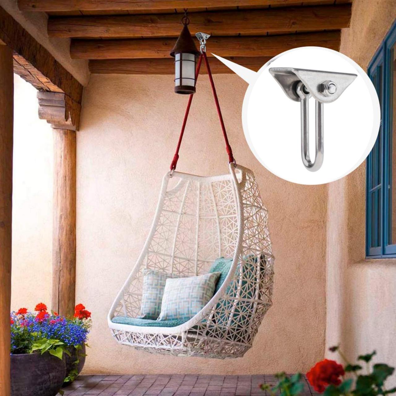 secure ceiling hooks for bedroom hanging chairs