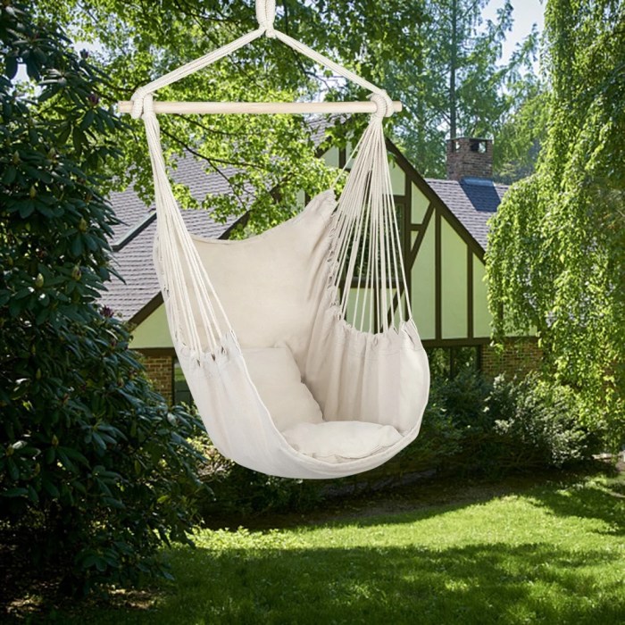 versatile hanging chairs for both bedroom and outdoor use