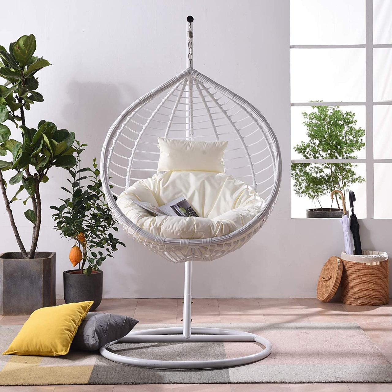 pet-friendly hanging chairs for bedrooms with pets