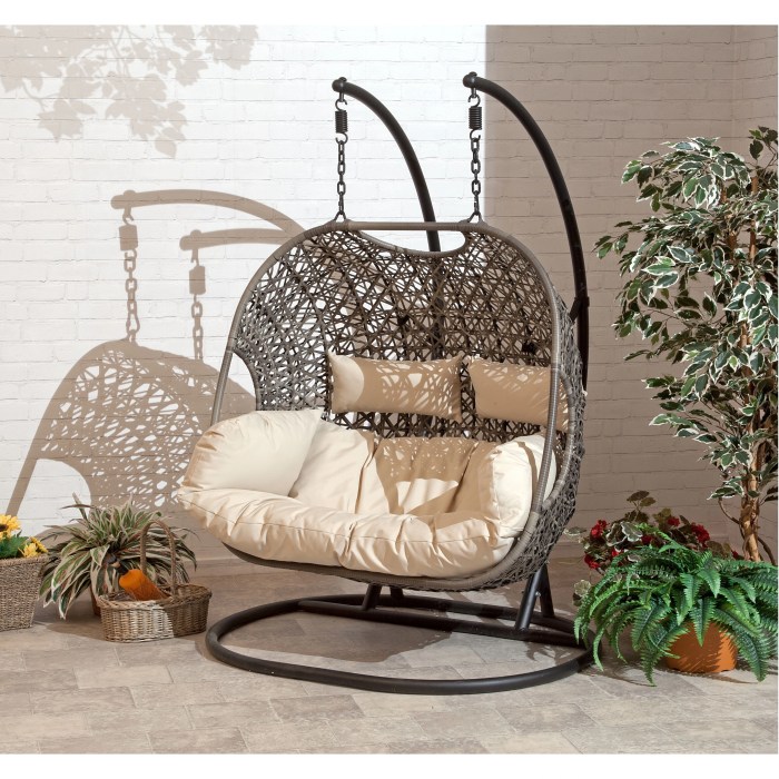 swing seat cushions for added hanging chair comfort