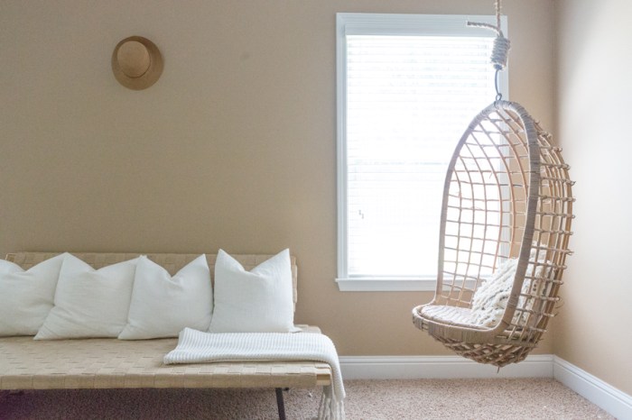 hanging chair setup tips for small bedrooms terbaru