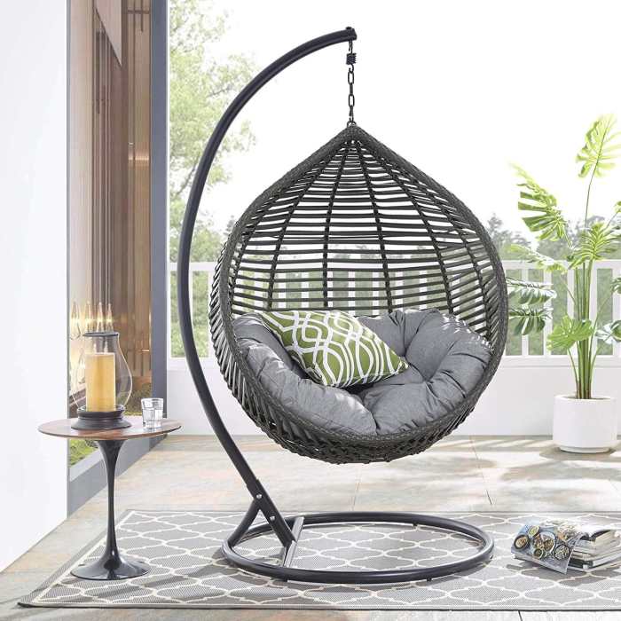 hanging chairs chair swing kids rattan bedroom ceiling serena lily hang comfy bedrooms room eggshell swinging indoor indoors interior shaped