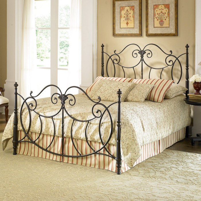 Bob's Furniture bedroom sets with wrought iron elements terbaru