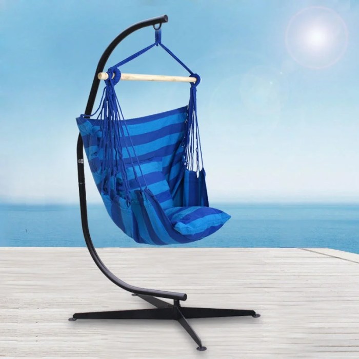 indoor hanging chair stands for non-penetrative installation terbaru