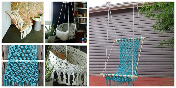 DIY macrame hanging chair ideas for bedrooms terbaru