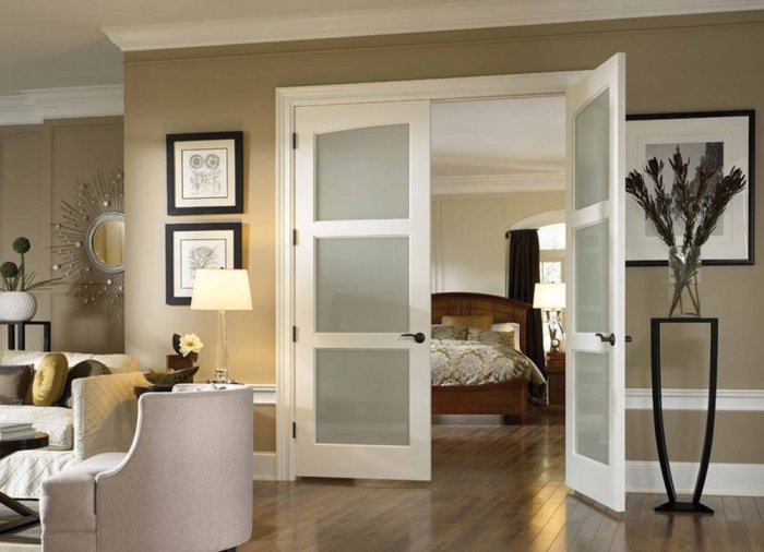 frosted glass bedroom doors for privacy and light terbaru