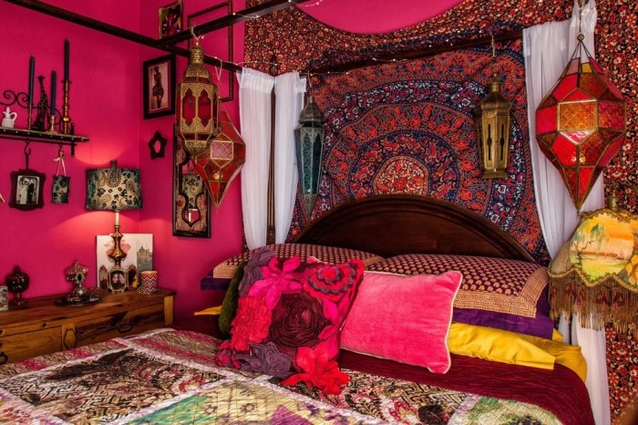 colorful boho bedroom design for creative minds terbaru