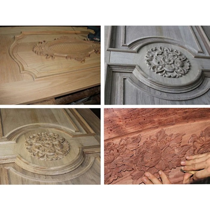 luxury bedroom doors with custom carvings