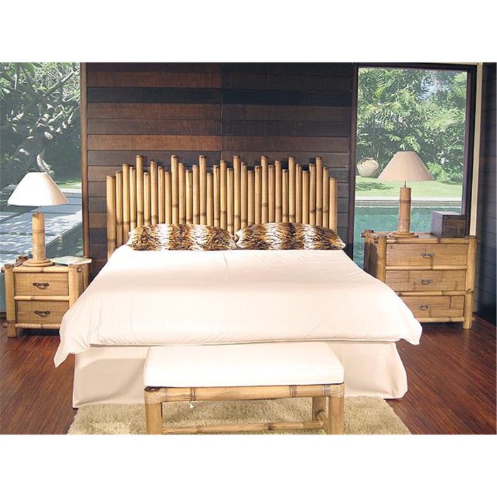 bedroom design with sustainable bamboo furniture terbaru