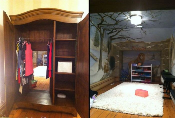 Boys' bedroom sets with secret hideouts