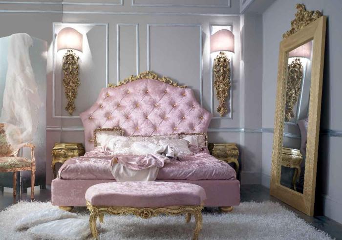 Bedding baroque headboard